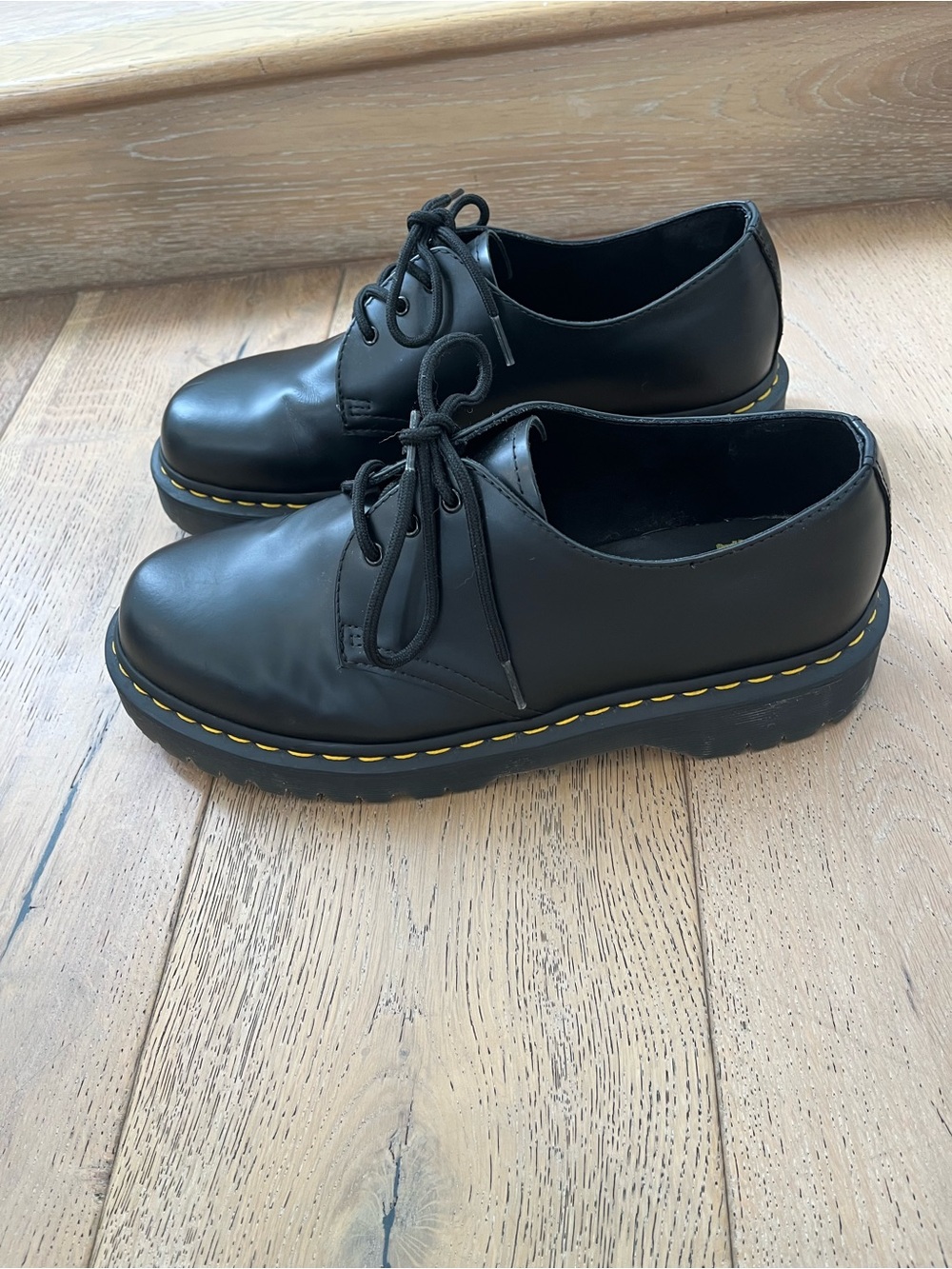 Doc Dr. Marten 1461 Smooth Leather Oxford Shoes Bex Black Men Size 11 - Picture 6 of 9